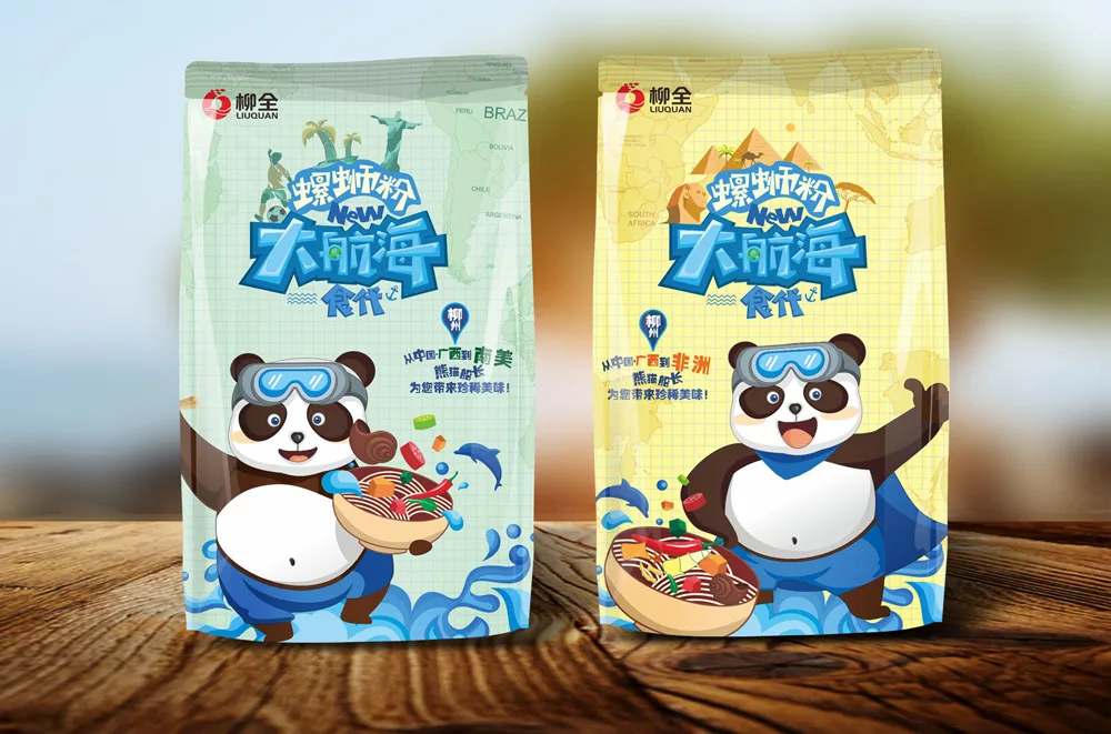 为柳全螺蛳粉品牌设计包装