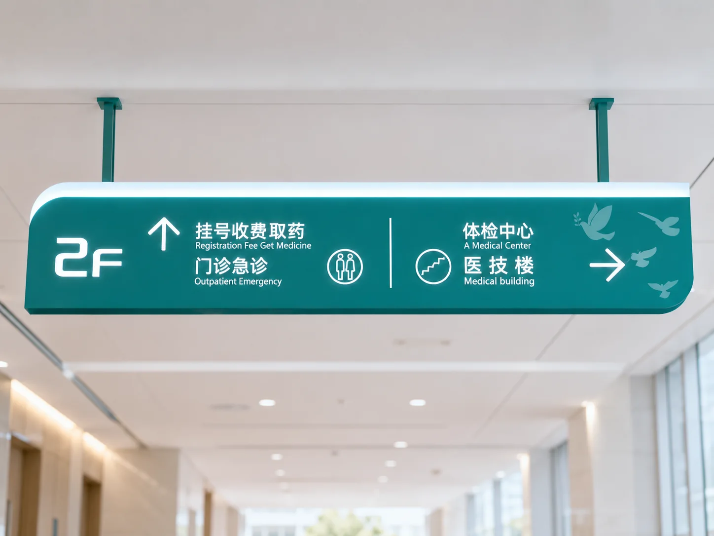 崇左市人民医院VI导视系统设计案例图8