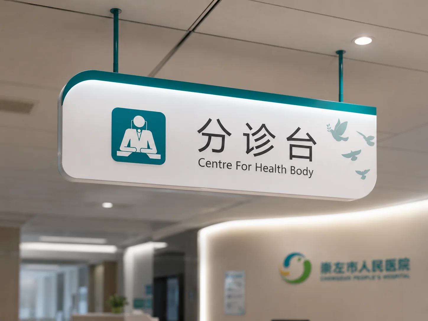 崇左市人民医院VI导视系统设计案例图9