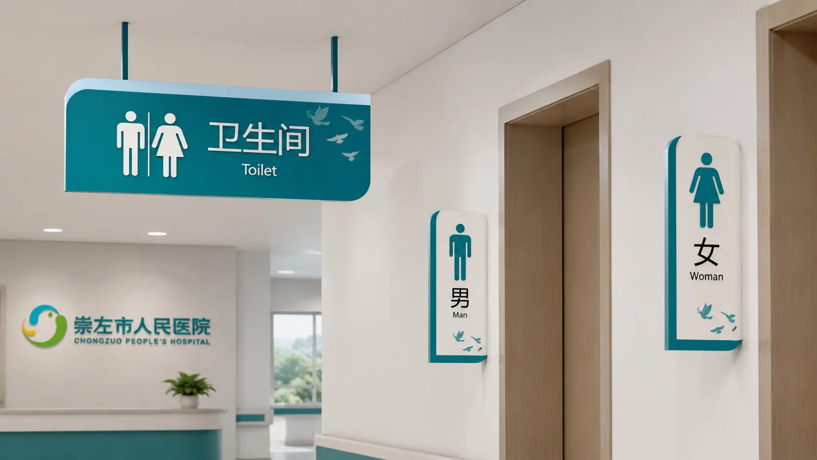 崇左市人民医院VI导视系统设计案例图12